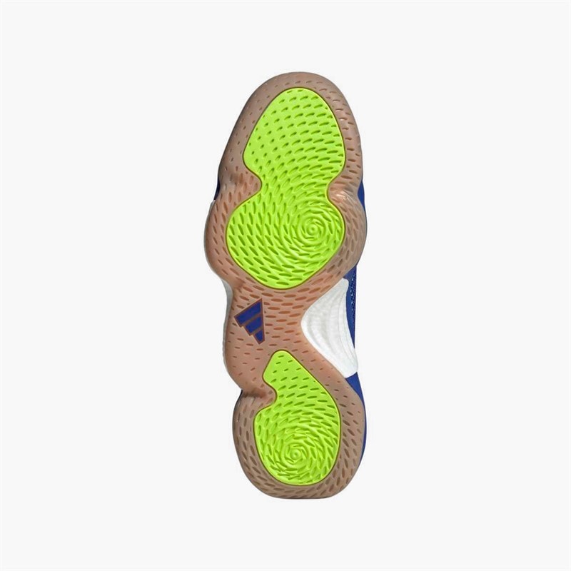 adidas Mens Stabil 16 Indoor Court Shoes Lucid Blue/Cloud White/Lucid Lemon - Image 2