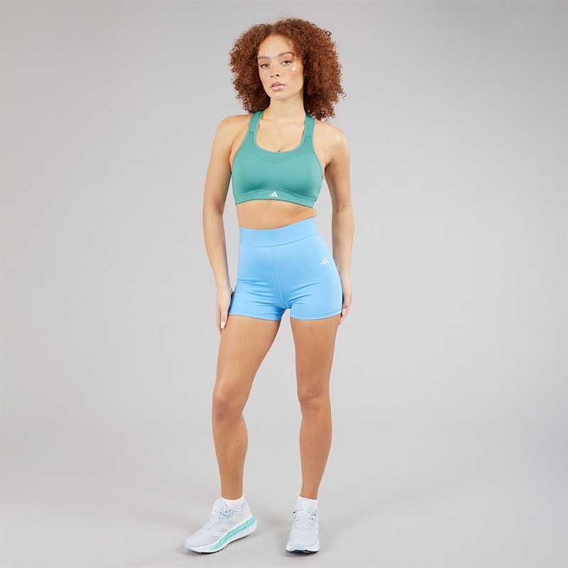 adidas Womens Impact Training High Support Sports Bra Mint Ton - Image 4