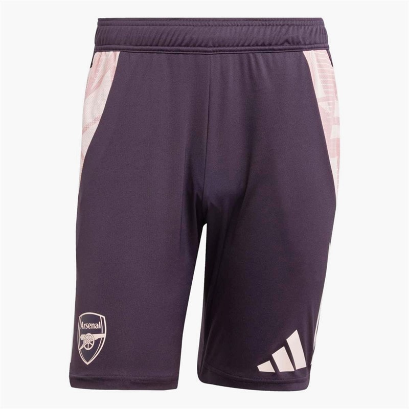 adidas Mens AFC Arsenal FC 24/25 Tiro 24 Training Shorts Aurora Black