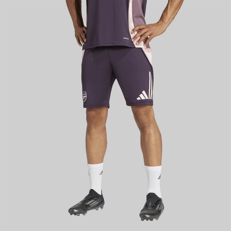 adidas Mens AFC Arsenal FC 24/25 Tiro 24 Training Shorts Aurora Black - Image 2