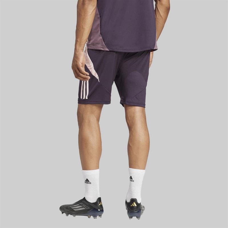 adidas Mens AFC Arsenal FC 24/25 Tiro 24 Training Shorts Aurora Black - Image 3