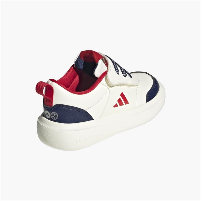 adidas Kids Park St Chinese New Year Velcro Trainers Off White/Dark Blue/Core White - Image 3