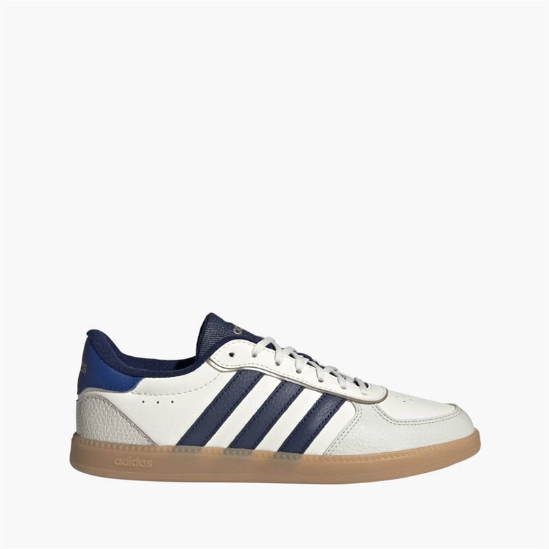 adidas Womens Breaknet Sleek Trainers Core White/Dark Blue/Royal Blue - Image 1