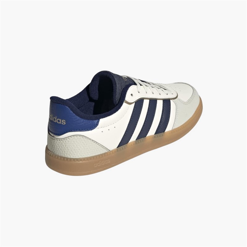 adidas Womens Breaknet Sleek Trainers Core White/Dark Blue/Royal Blue - Image 3