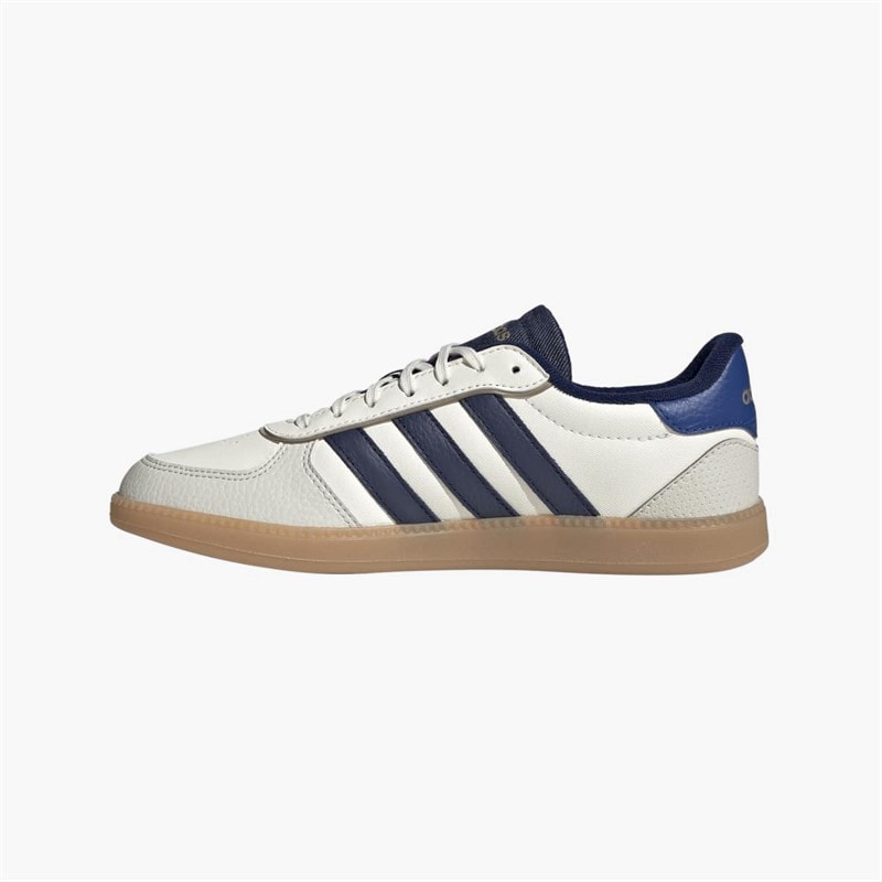 adidas Womens Breaknet Sleek Trainers Core White/Dark Blue/Royal Blue - Image 5