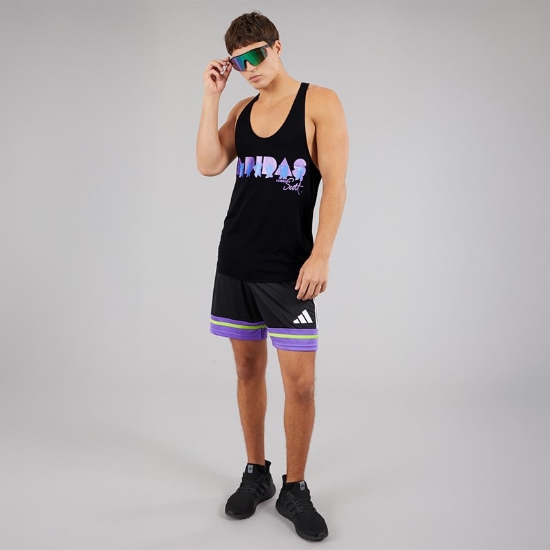 adidas Mens X Jeremy Scott Tank Top Black - Image 4