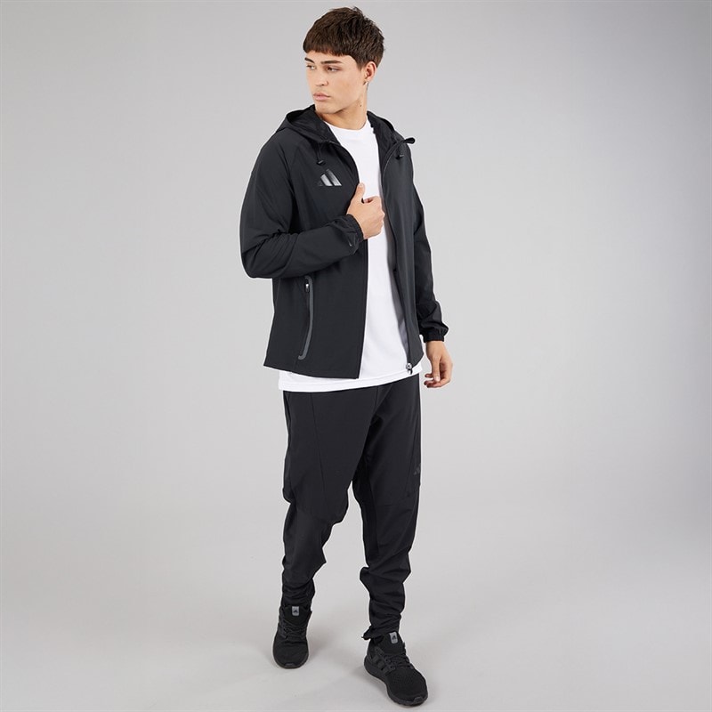 adidas Mens Tiro 25 Competition Tech Travel Jacket Black - Image 4