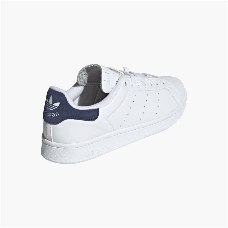 adidas Mens Velostan Smith Cycling Shoes White/White/Dark Blue - Image 3
