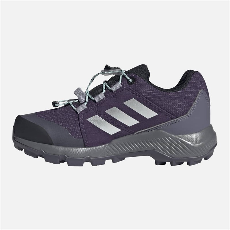 adidas Junior Terrex Gore-Tex Waterproof Walking Shoes Aurora Plum/Silver Metallic/Semi Flash Aqua - Image 5