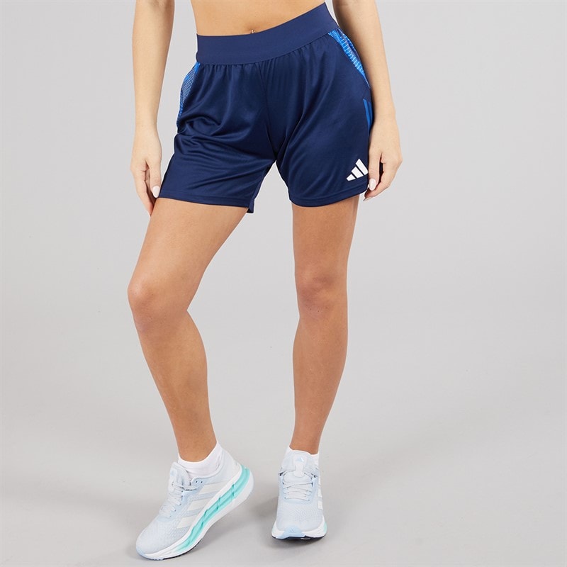 adidas Womens Tiro 24 Competition Training Shorts Team Navy Blue - Image 1