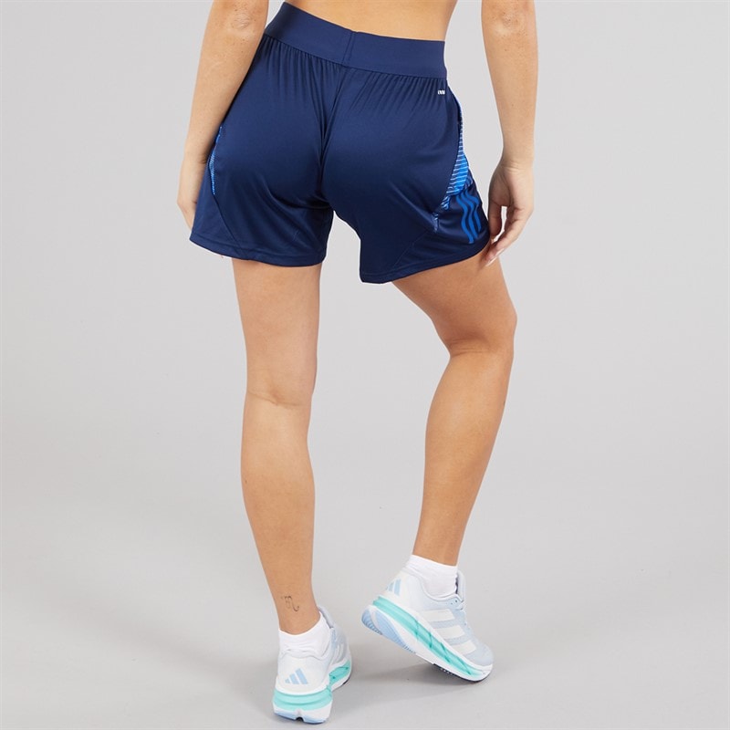 adidas Womens Tiro 24 Competition Training Shorts Team Navy Blue - Image 2