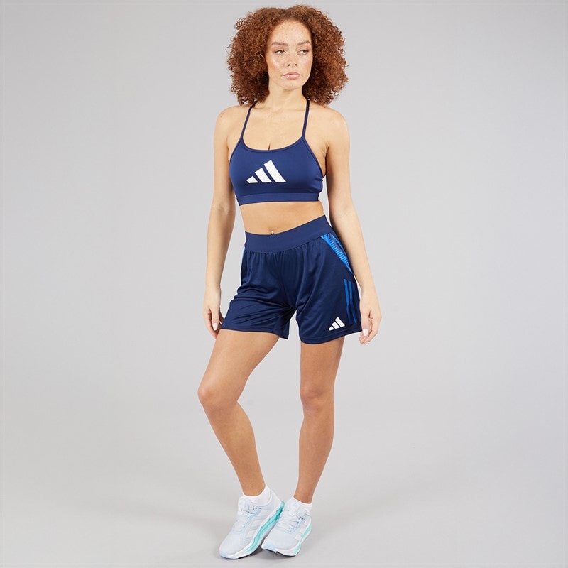 adidas Womens Tiro 24 Competition Training Shorts Team Navy Blue - Image 4