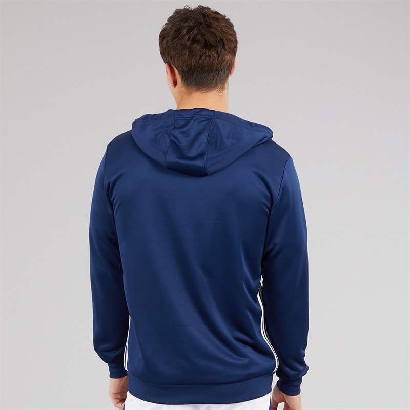 adidas Mens Tiro 25 Essentials Hoodie Navy Blue/Red - Image 2