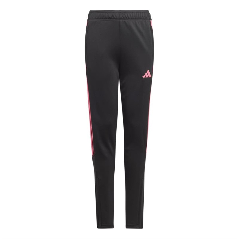 adidas Junior Tiro 23 Club Track Pants Black/Lucid Pink - Image 2
