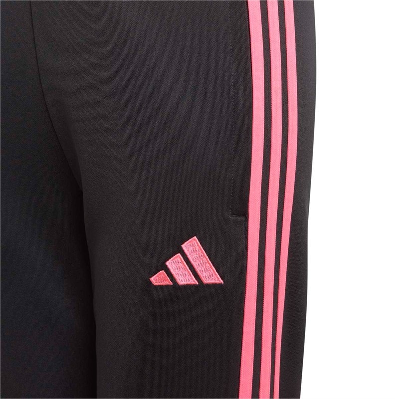 adidas Junior Tiro 23 Club Track Pants Black/Lucid Pink - Image 4