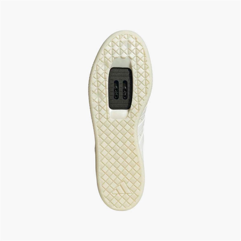 adidas Mens Velosamba Leather Cycling Shoes Off White/Cloud White/Off White - Image 2