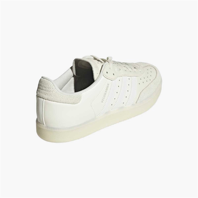 adidas Mens Velosamba Leather Cycling Shoes Off White/Cloud White/Off White - Image 3