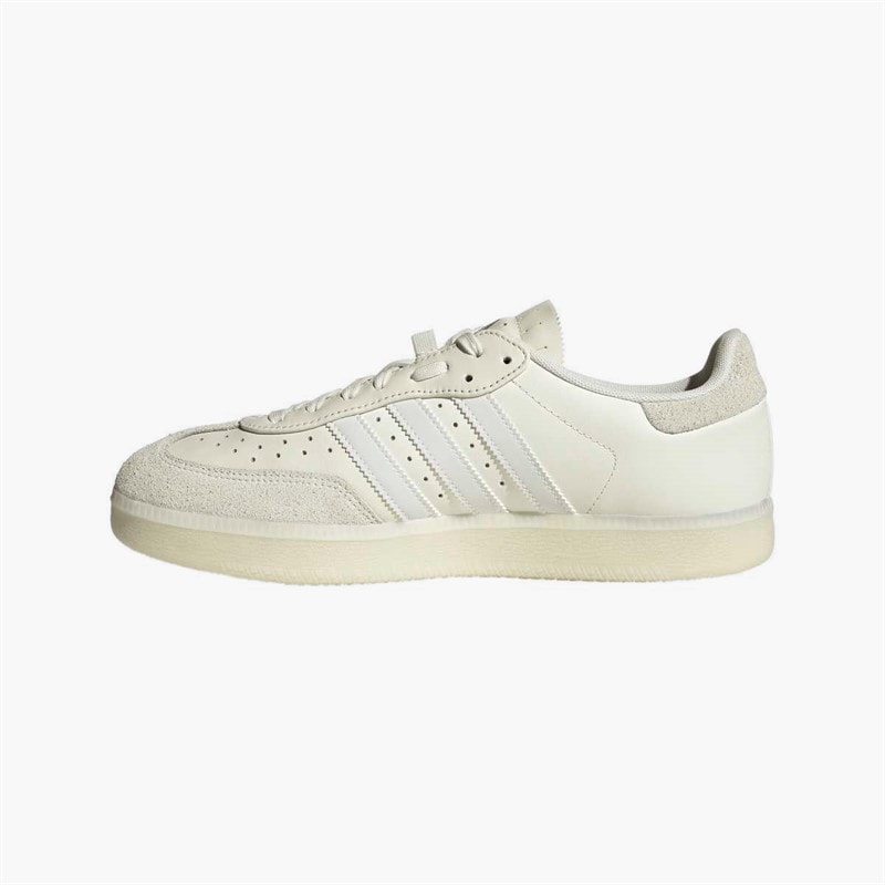 adidas Mens Velosamba Leather Cycling Shoes Off White/Cloud White/Off White - Image 5