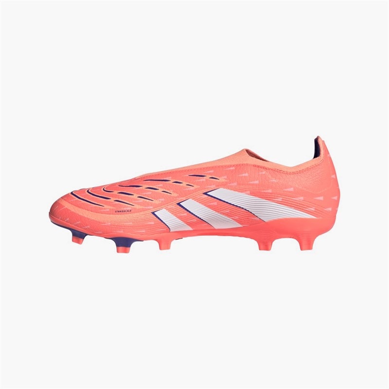 adidas Mens Predator League Laceless FG/MG Firm/Multi Ground Football Boots Signal Coral/Cloud White/Beam Orange - Image 5