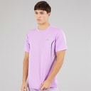 adidas Mens Tech Apparel Training T-Shirt Powder Plum