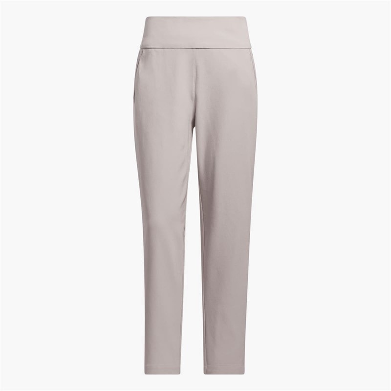 adidas Womens Ultimate 365 Solid Ankle Golf Trousers Wonder Taupe - Image 1