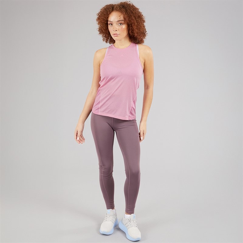 adidas Womens Designed For Training Tank Top True Pink/White - Image 4
