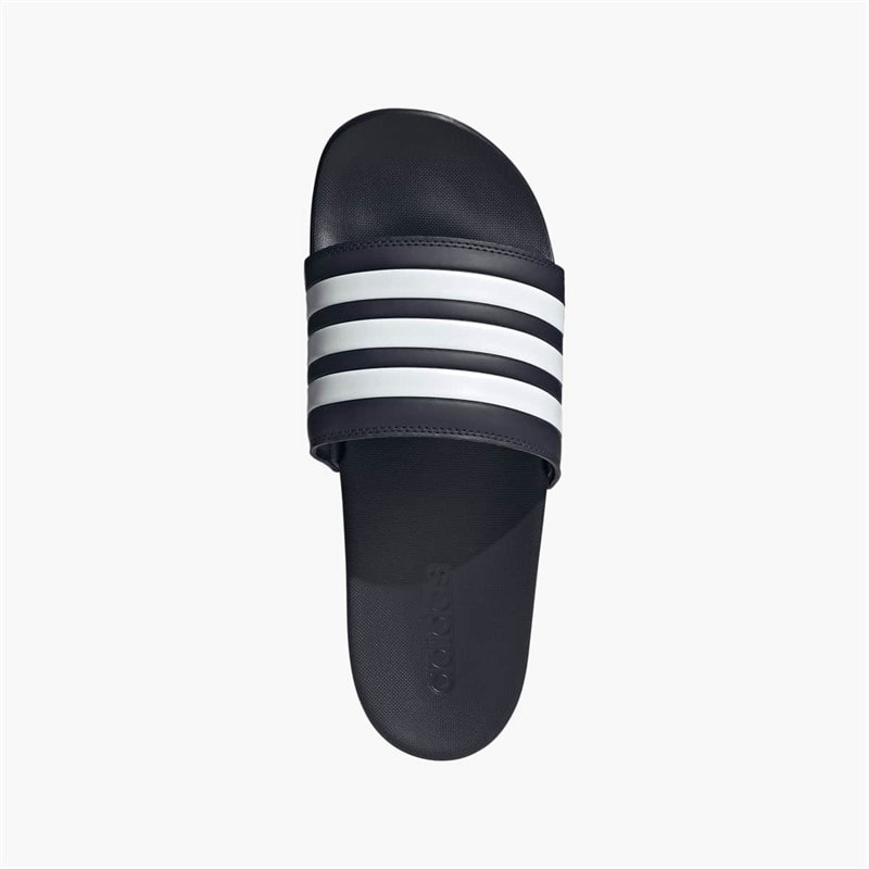 adidas Mens Adilette Comfort Sliders Legend Ink/Cloud White/Legend Ink - Image 4