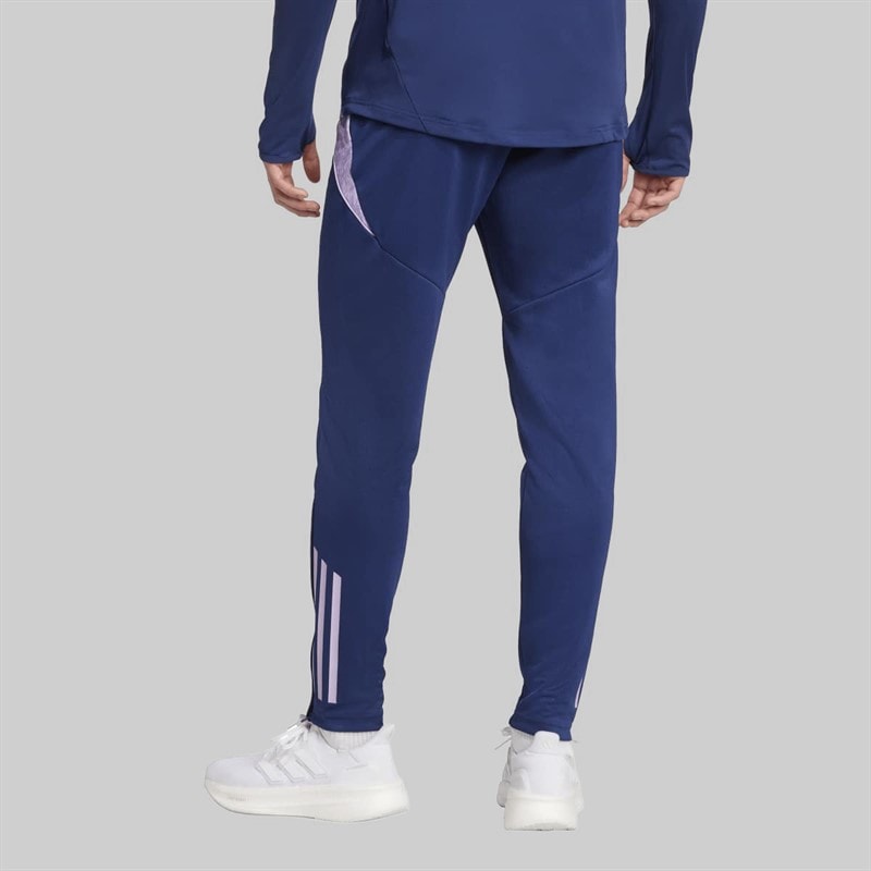 adidas Mens FFR France Rugby Training Track Pants Dark Blue - Image 3