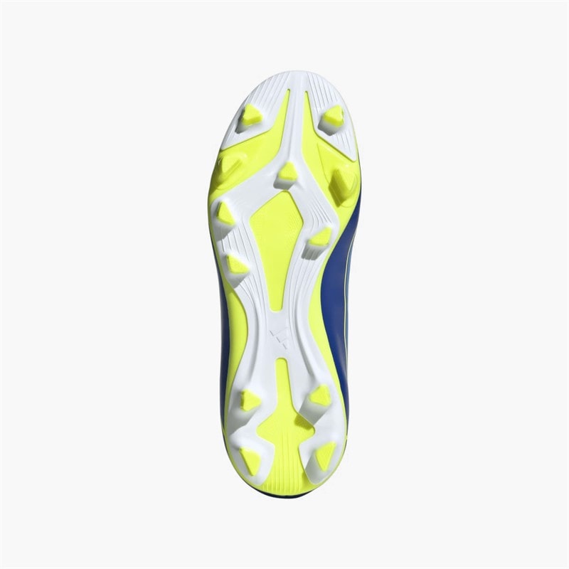 adidas Kids F50 Club Messi FG/MG Firm/Multi Ground Football Boots Team Royal Blue/Solar Yellow/Semi Blue Burst - Image 2