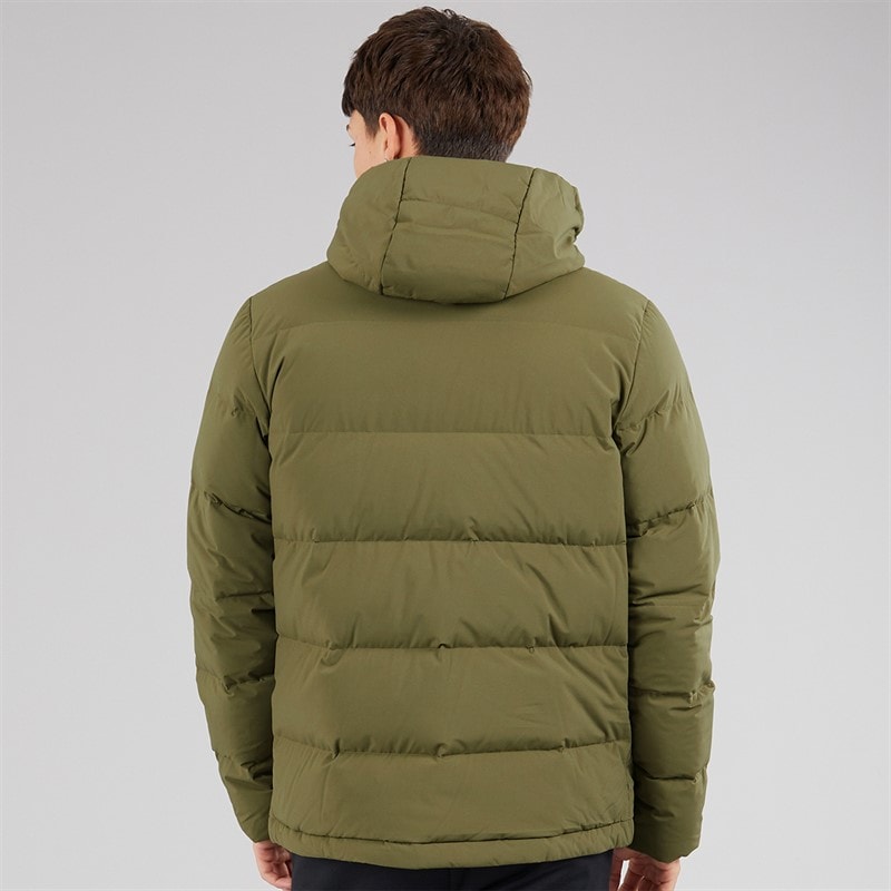 adidas Mens Helonic Climawarm Down Insulated Jacket Olive Strata - Image 2