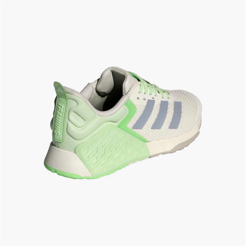 adidas Womens Dropset 3 HEAT.RDY Training Shoes Halo Silver/Semi Green Spark/Lime Burst - Image 3