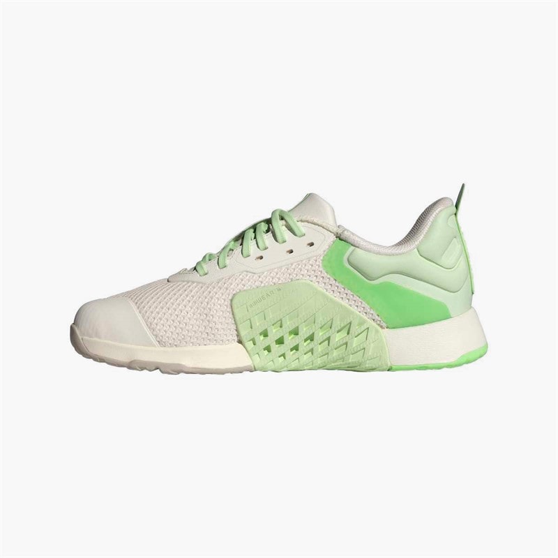 adidas Womens Dropset 3 HEAT.RDY Training Shoes Halo Silver/Semi Green Spark/Lime Burst - Image 5