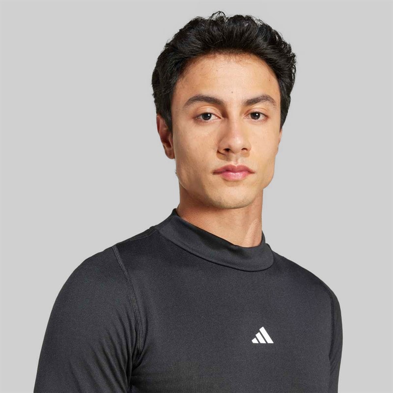 adidas Mens Techfit Cold.RDY Long Sleeve Baselayer Black - Image 4