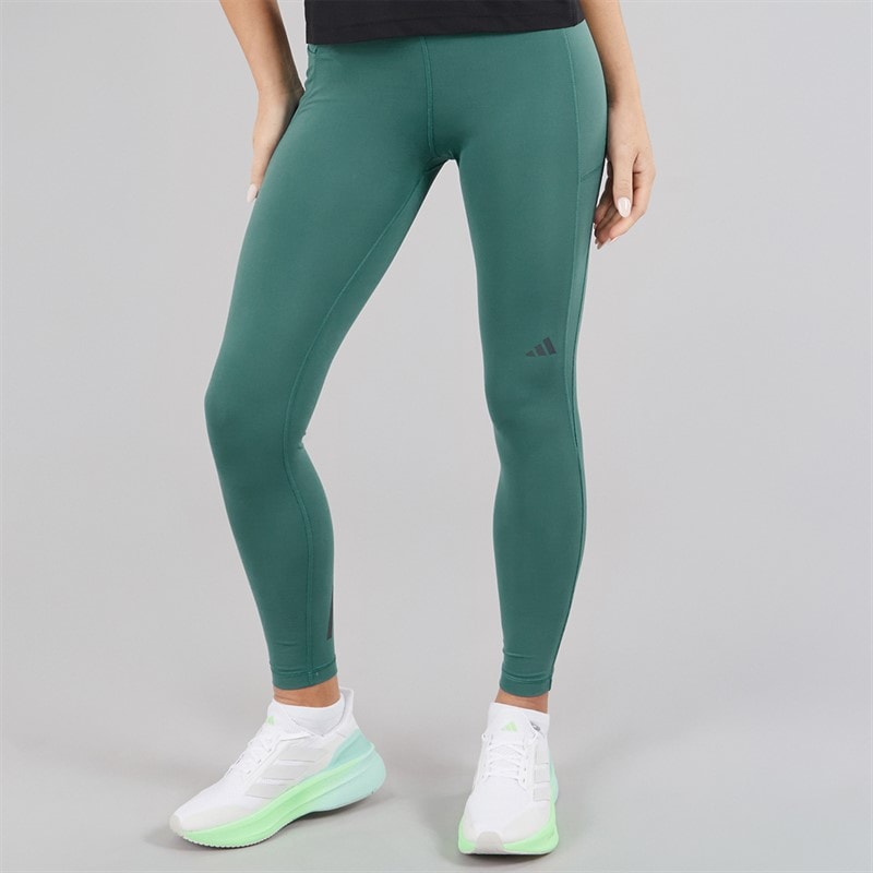 adidas Womens Own The Run 7/8 Running Leggings Preloved Teal