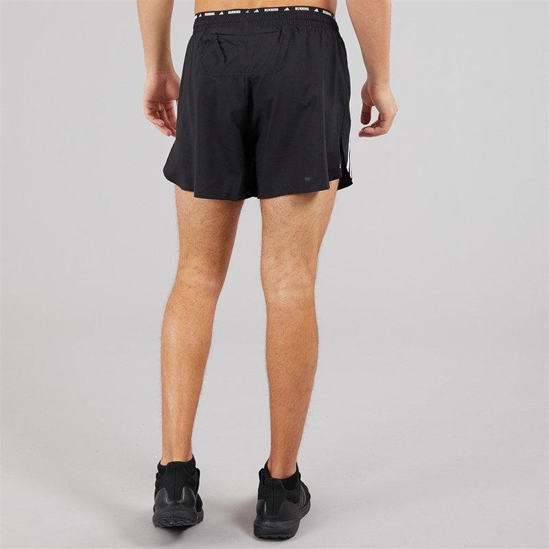 adidas Mens Runners Climacool Running Shorts Black - Image 2