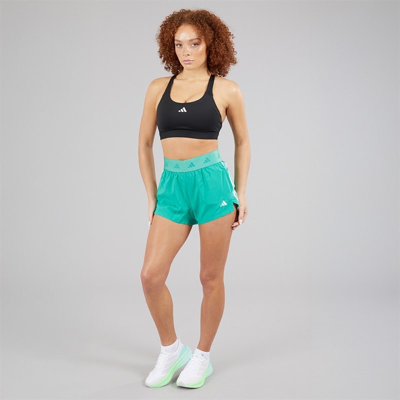 adidas Womens React Training High Support Sports Bra Black - Image 4
