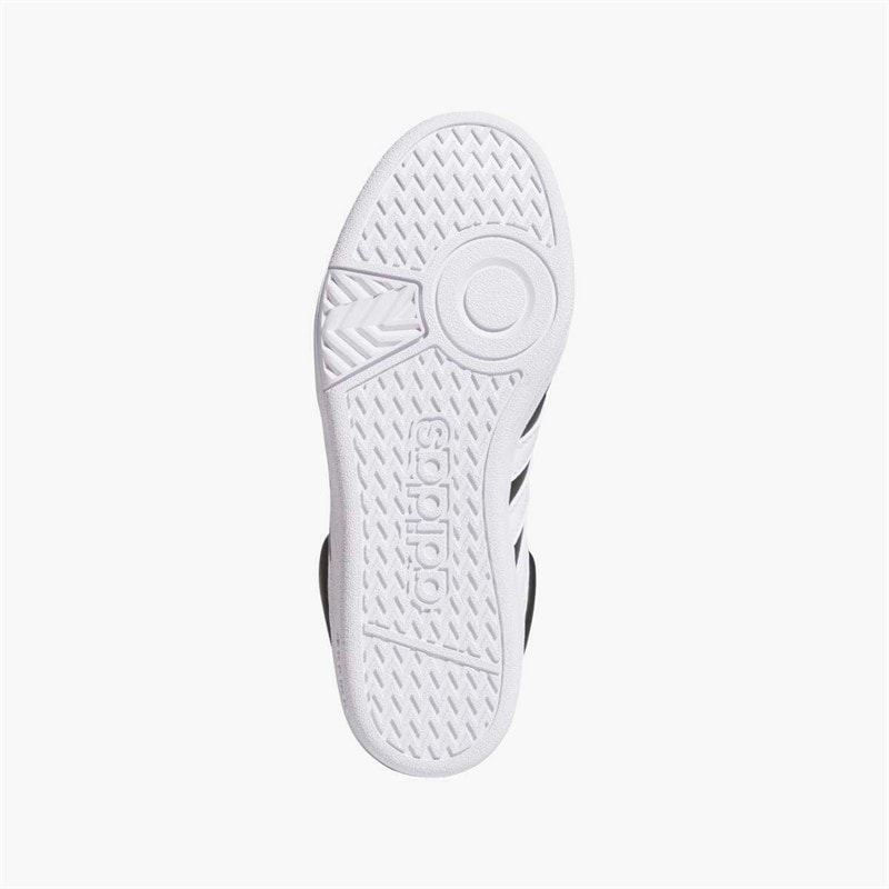 adidas Junior Hoops 4.0 Mid Trainers Core Black/Cloud White/Core Black - Image 2