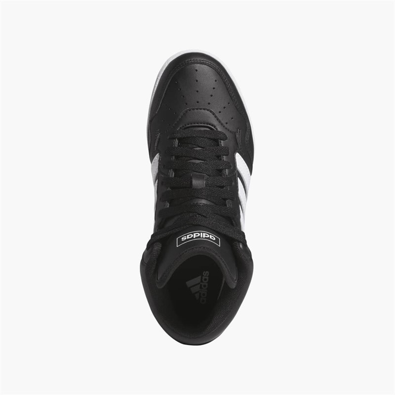 adidas Junior Hoops 4.0 Mid Trainers Core Black/Cloud White/Core Black - Image 4