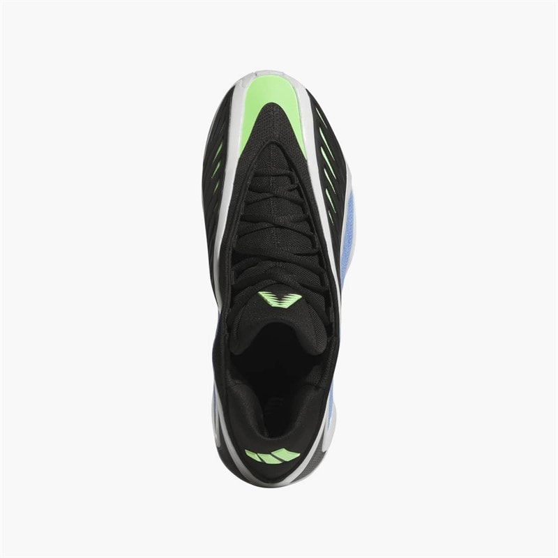 adidas Mens Anthony Edwards 2 'Blue Fusion' Basketball Shoes Blue Fusion/Zero Metalic/Lime Burst - Image 4
