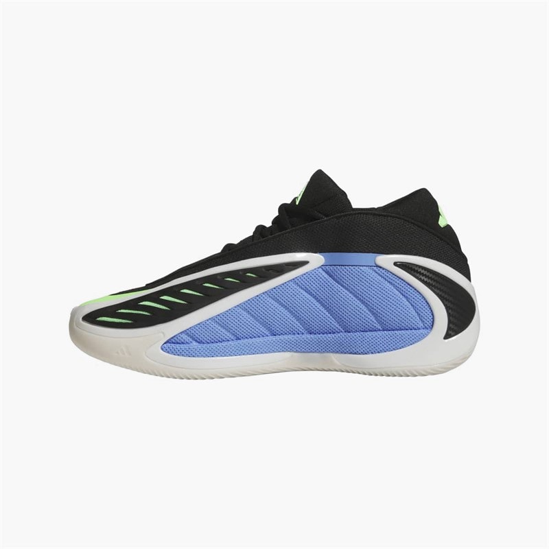 adidas Mens Anthony Edwards 2 'Blue Fusion' Basketball Shoes Blue Fusion/Zero Metalic/Lime Burst - Image 5