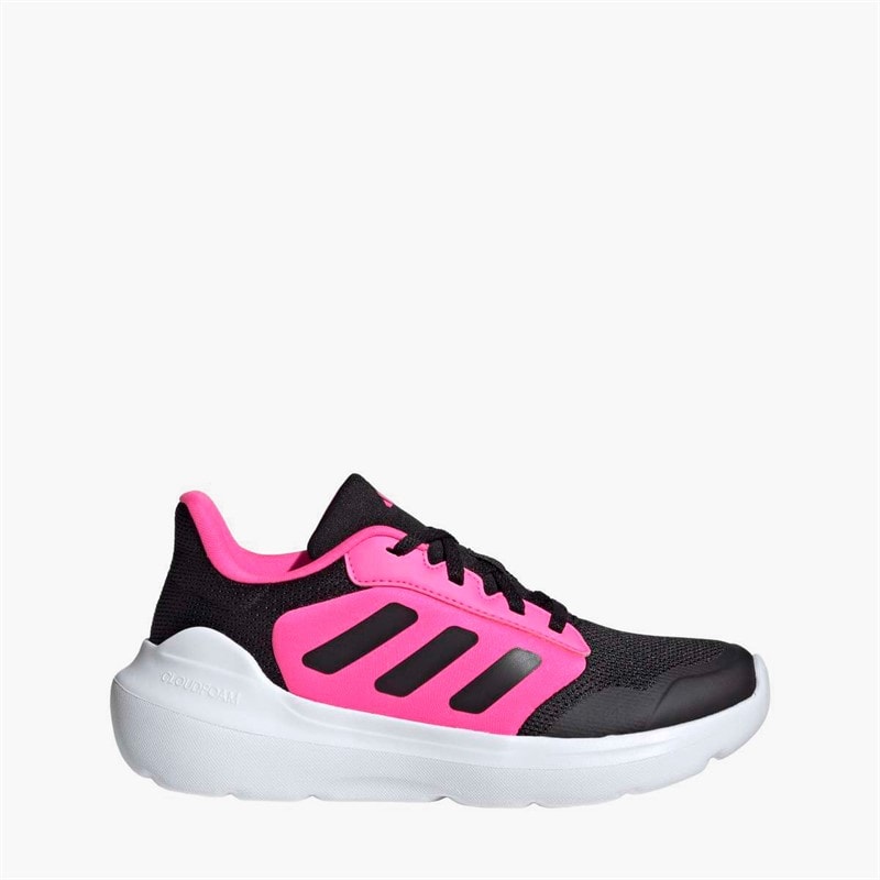 adidas Junior Tensaur Run 2.0 Trainers Core Black/Core Black/Lucid Pink - Image 1