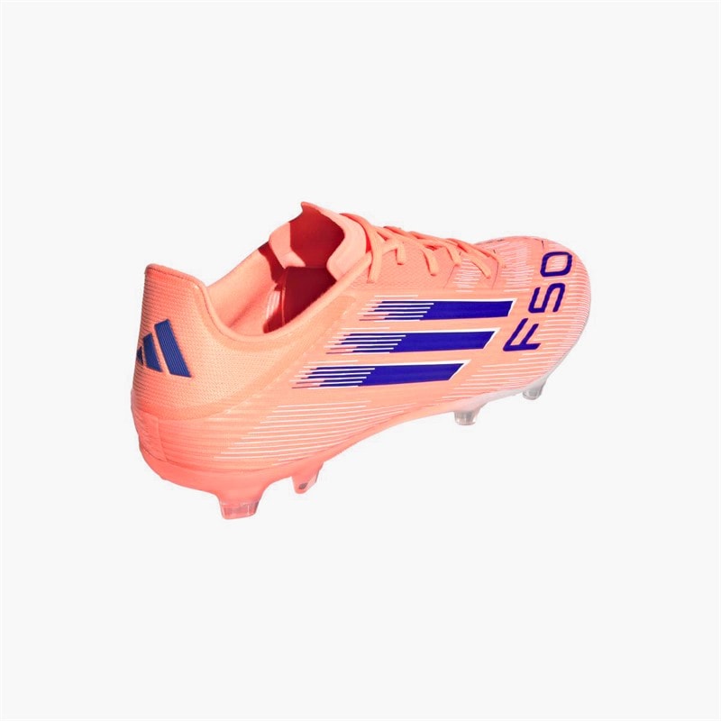 adidas Mens F50 League FG/MG Firm/Multi Ground Football Boots Beam Orange/Lucid Blue /Cloud White Beam Orange/Lucid Blue/Cloud White - Image 3