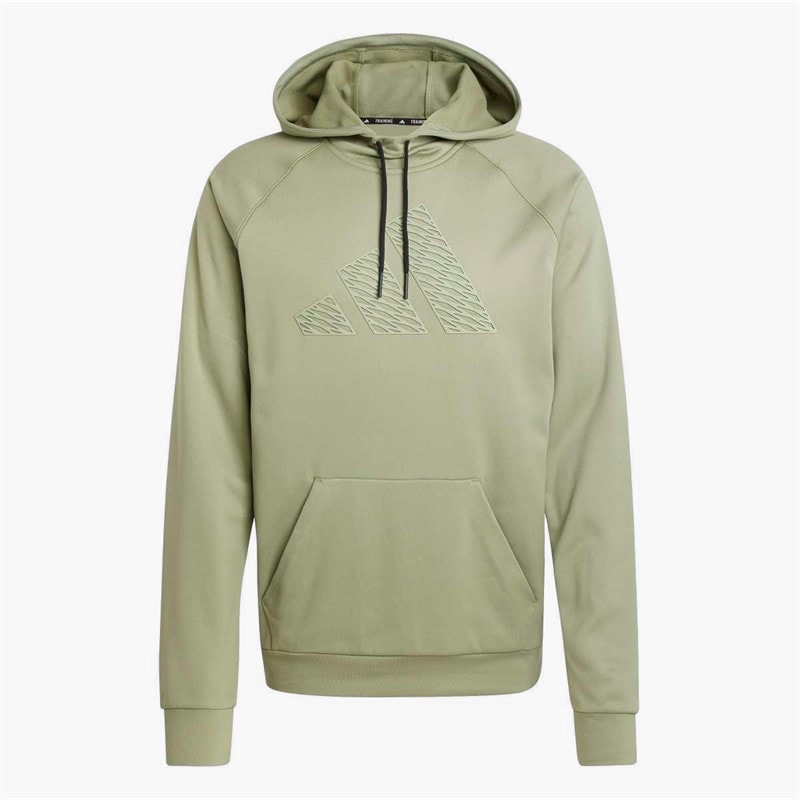 adidas Mens Game And Go Training Hoodie Tent Green - Image 1