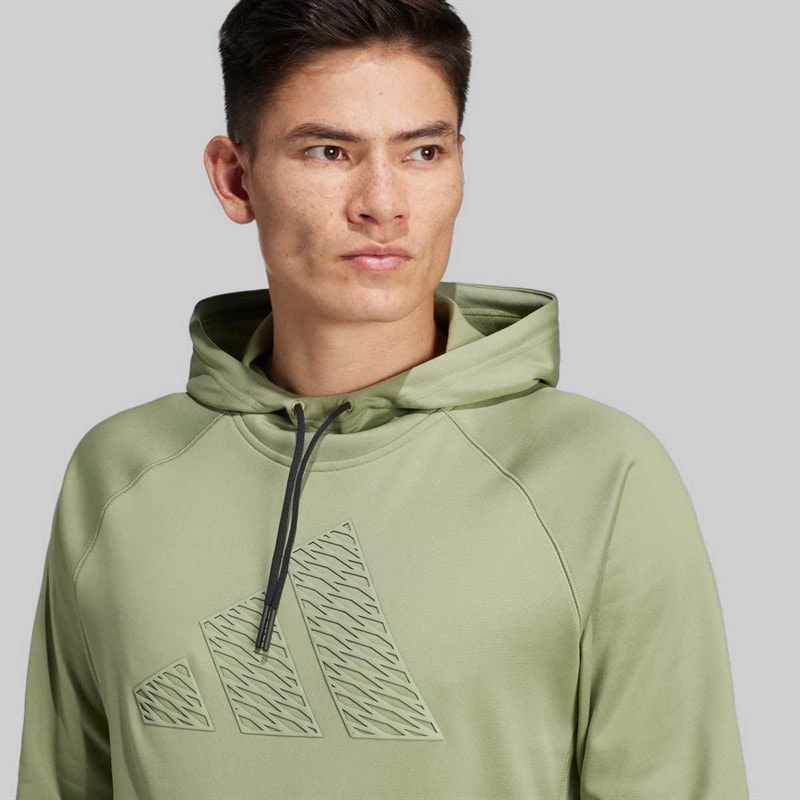 adidas Mens Game And Go Training Hoodie Tent Green - Image 4