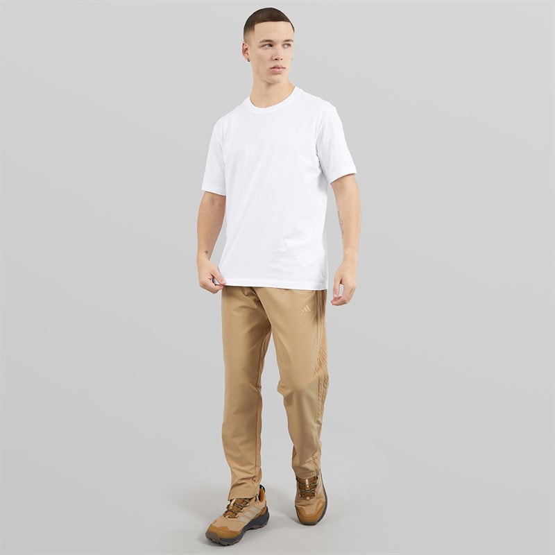adidas Mens Woven Track Pants Warm Sandstone - Image 4