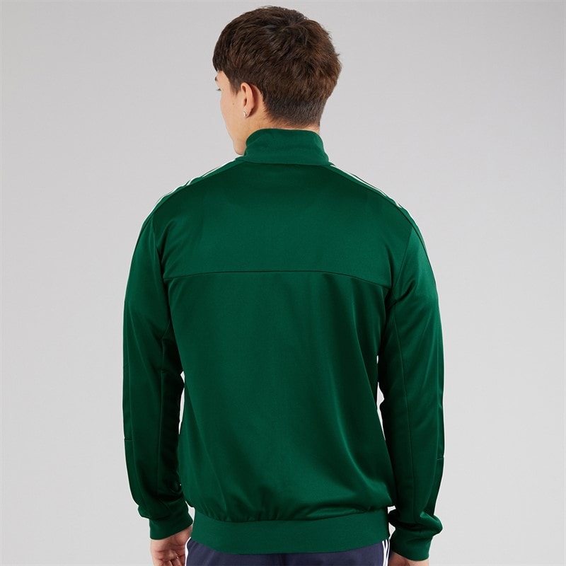 adidas Mens Tiro Wordmark Track Top Collegiate Green/White - Image 2