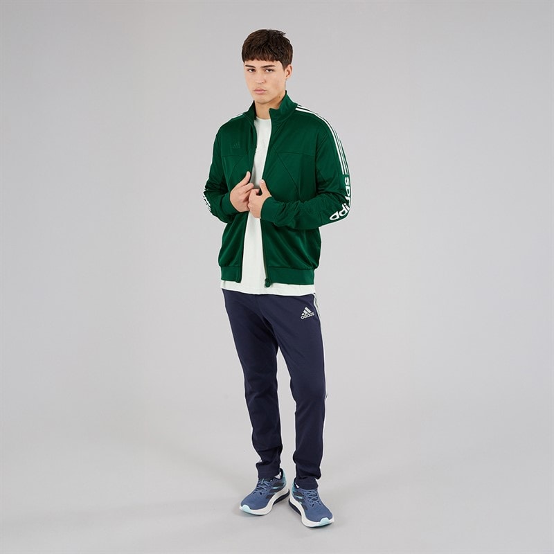 adidas Mens Tiro Wordmark Track Top Collegiate Green/White - Image 4