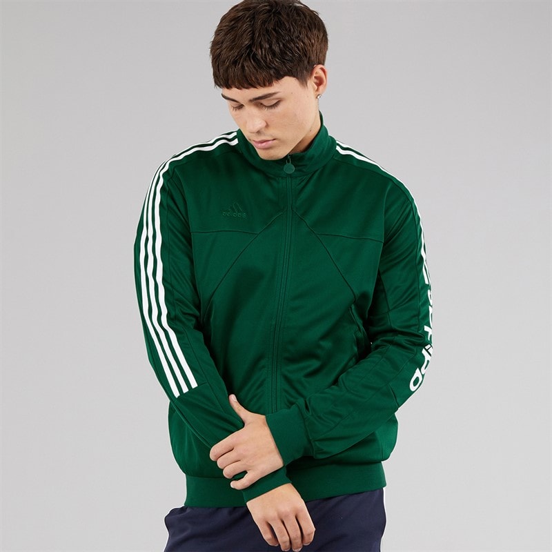 adidas Mens Tiro Wordmark Track Top Collegiate Green/White - Image 5