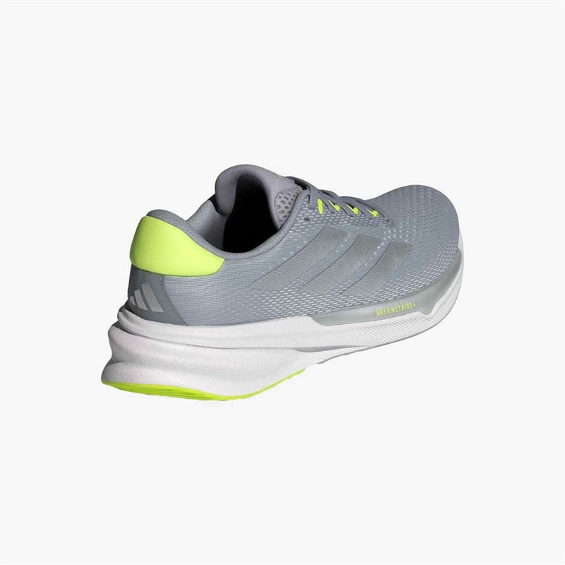 adidas Womens Supernova Stride 2 Neutral Running Shoes Halo Silver/Silver Metallic/Lucid Lemon - Image 3