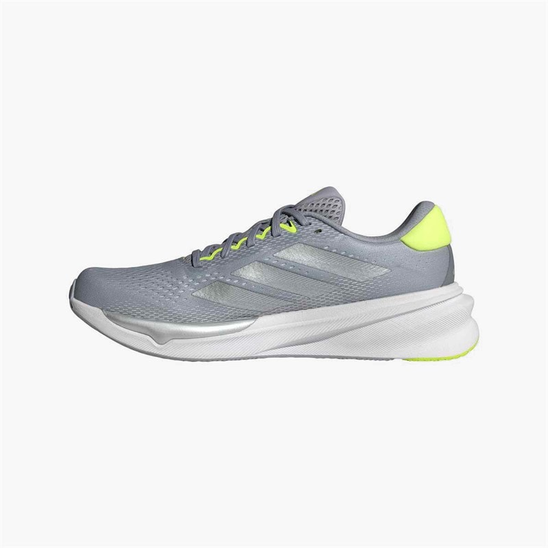 adidas Womens Supernova Stride 2 Neutral Running Shoes Halo Silver/Silver Metallic/Lucid Lemon - Image 5